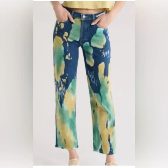 MOTHER SUPERIOR jeans Lava Lamp 24 The Trasher Flood style NEW high waisted - Picture 16 of 16